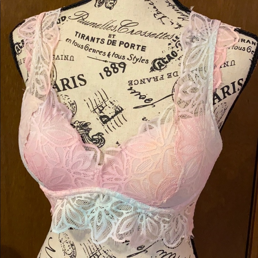 PINK Date Push Up Bralette Small